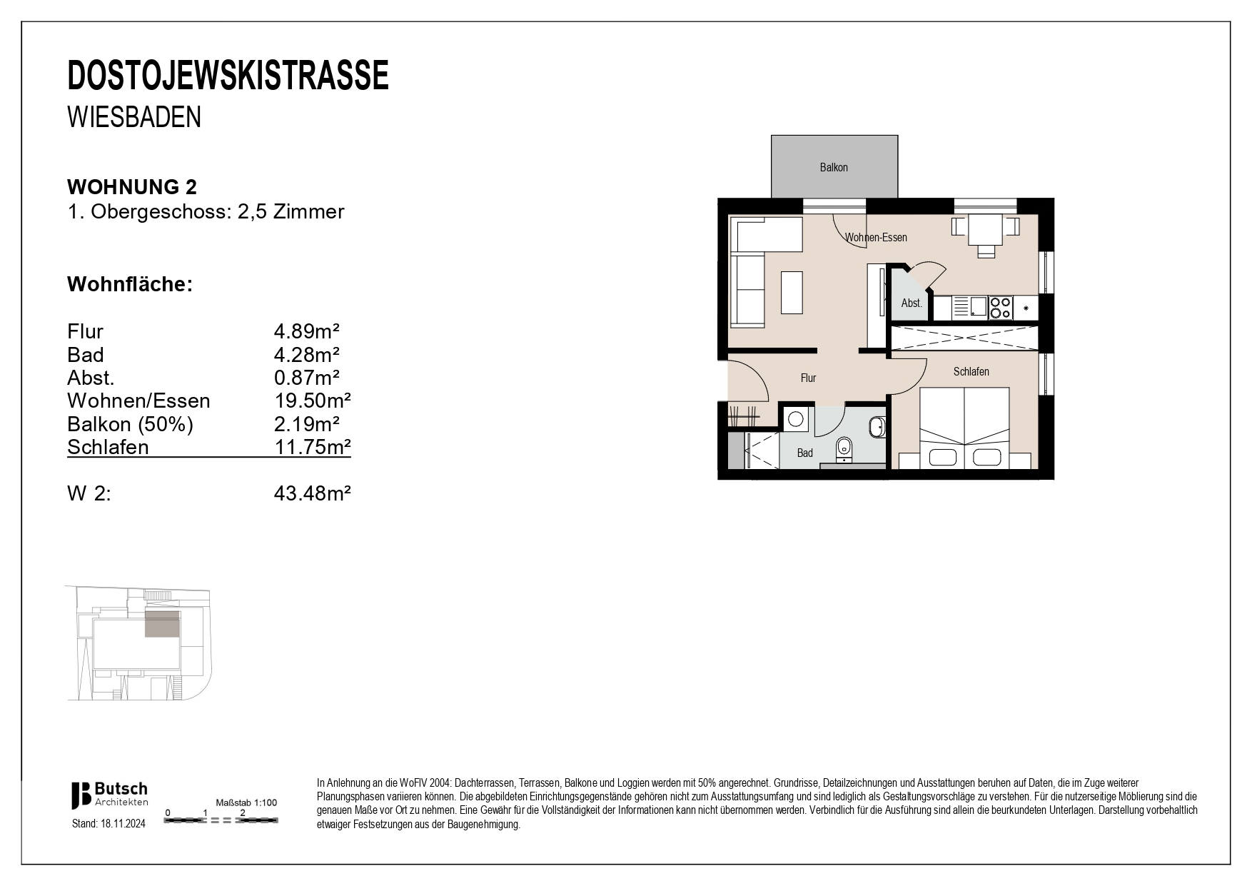 Wohnungsplan