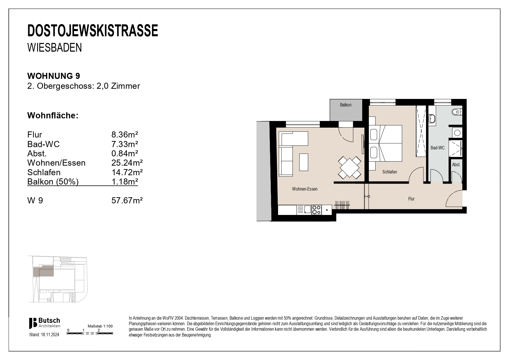 Wohnungsplan